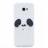 For Samsung J4 plus Cute Coloured Painted TPU Anti scratch Non slip Protective Cover Back Case with Lanyard white