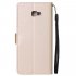 For Samsung J4 plus Flip type Leather Protective Phone Case with 3 Card Position Buckle Design Phone Cover  Gold