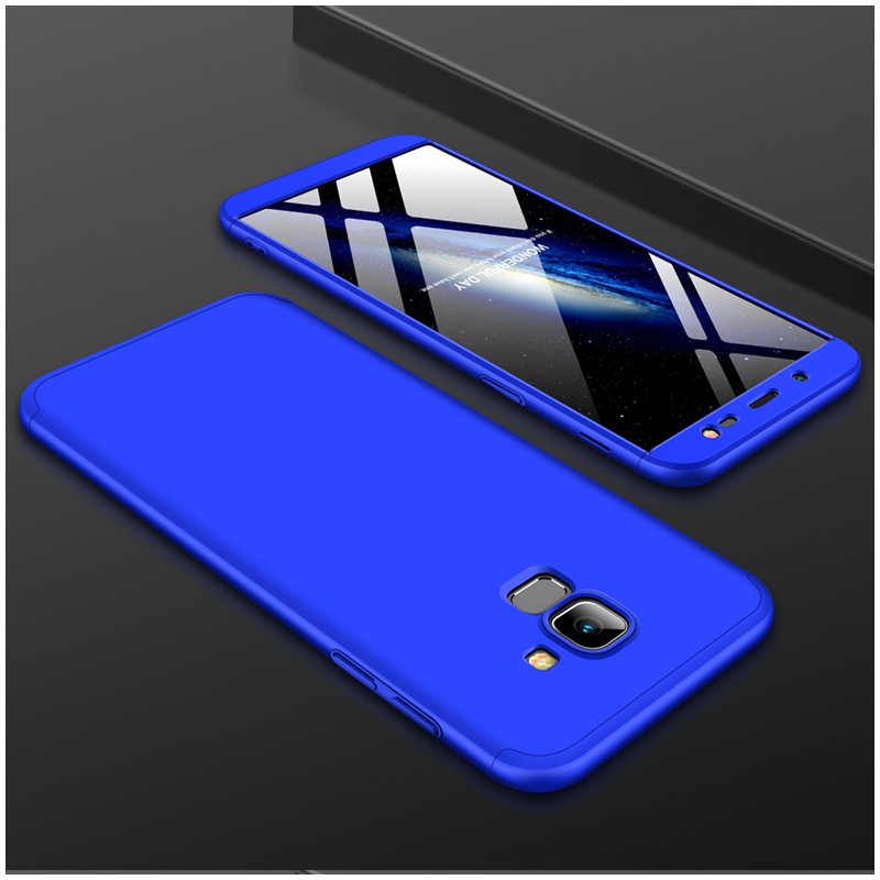 For Samsung J6 2018/on 6 Ultra Slim 360 Degree Non-slip Shockproof Full Protective Case blue