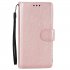 For Samsung J7 PLUS J7  Full Protective Clip Case Cover PU Stylish Shell with Card Slot brown