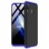 For Samsung M20 Ultra Slim PC Back Cover Non slip Shockproof 360 Degree Full Protective Case Blue black blue