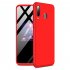 For Samsung M30 Ultra Slim PC Back Cover Non slip Shockproof 360 Degree Full Protective Case red