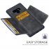 For Samsung NOTE 9 Phone Case Protective Back Cover with Card Holder Bracket gray Samsung NOTE 9