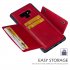 For Samsung NOTE 9 Phone Case Protective Back Cover with Card Holder Bracket red Samsung NOTE 9