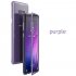 For Samsung Note 9 Magnetic Adsorption Metal Bumper Tempered Glass Clear Cover Case brown