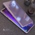 For Samsung Note 9 Magnetic Adsorption Metal Bumper Tempered Glass Clear Cover Case brown