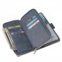 For Samsung S10 S20 S10E  S10 Plus Pu Leather  Mobile Phone Cover Zipper Card Bag   Wrist Strap blue