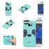 For Samsung S7 edge 3D Cartoon Lovely Coloured Painted Soft TPU Back Cover Non slip Shockproof Full Protective Case Light blue