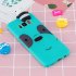 For Samsung S8 3D Cartoon Lovely Coloured Painted Soft TPU Back Cover Non slip Shockproof Full Protective Case Light blue