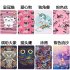 For Samsung T510 T515 Laptop Protective Case with Front Snap Cute Cartoon Color Painted Smart Stay PU Cover  Crown cat