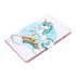 For Samsung T510 T515 Laptop Protective Case with Front Snap Cute Cartoon Color Painted Smart Stay PU Cover  single horned horse