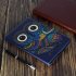 For Samsung T510 T515 Laptop Protective Case with Front Snap Cute Cartoon Color Painted Smart Stay PU Cover  owl