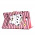 For Samsung T580 PU Laptop Protective Case with Front Snap Color Painted Smart Stay Cover  Crown cat