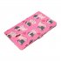 For Samsung T590 Laptop Protective Case Color Painted Smart Stay PU Cover with Front Snap Caring dog