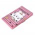 For Samsung T720 T725 Laptop Protective Cover Cartoon Color Painted Smart Stay PU Cover with Front Snap Crown cat