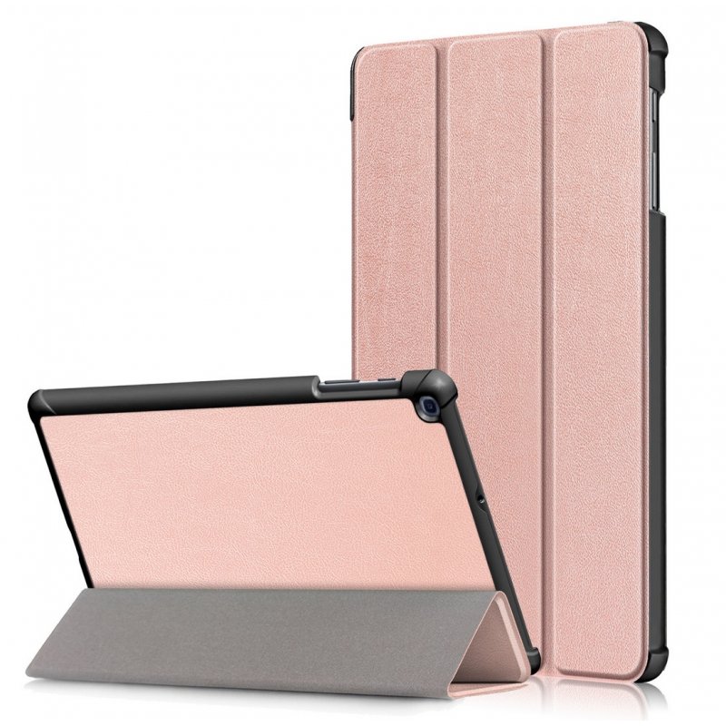 For Samsung Tab A 10.1 2019 T510 t515 Tablet PC Protective Case Flip Type Rose gold