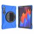 For Samsung Tab S7 T870  Tab S7 Plus T970 T975 Protective Cover with Pen Slot Anti fall Belt Holder   Wristband   Straps blue Samsung Tab S7 T870  2020 