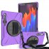 For Samsung Tab S7 T870  Tab S7 Plus T970 T975 Protective Cover with Pen Slot Anti fall Belt Holder   Wristband   Straps purple Samsung Tab S7 Plus T970 T975
