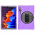 For Samsung Tab S7 T870  Tab S7 Plus T970 T975 Protective Cover with Pen Slot Anti fall Belt Holder   Wristband   Straps purple Samsung Tab S7 Plus T970 T975