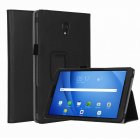 For Samsung tab A2 T590/T595 10.5 inch PU Leather Protective Case with Hand Support Card Slot Sleep Function black_Samsung tab A2 T590/T595 10.5 inch