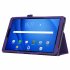 For Samsung tab A2 T590 T595 10 5 inch PU Leather Protective Case with Hand Support Card Slot Sleep Function purple Samsung tab A2 T590 T595 10 5 inch