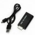 For Sony  2 PS2 to HDMI Converter Adapter Adaptor Cable HD black