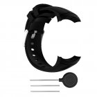 For Spartan Sport Silicone Replacement Wrist Band Strap For Suunto Spartan Ultra Sport Smart <span style='color:#F7840C'>Watch</span> Band black