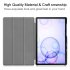 For Sumsung S6 TAB S6 10 5Inch T860 Fall Resistant 3Folding Smart Stay Laptop Protective Case Silver grey TAB S6 2019 T860