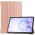 For Sumsung S6 TAB S6 10 5Inch T860 Fall Resistant 3Folding Smart Stay Laptop Protective Case Rose gold TAB S6 2019 T860