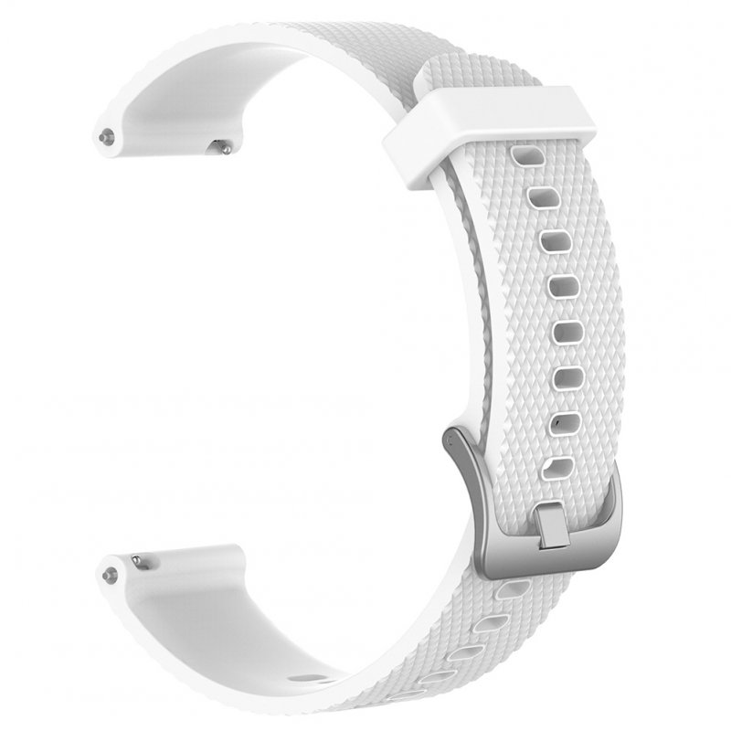 For Ticwatch c2 Smart Watch Replacement Solid Color Silicone Strap Wristband white