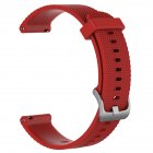 For Ticwatch c2 Smart Watch Replacement Solid Color Silicone Strap Wristband red