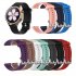 For Ticwatch c2 Smart Watch Replacement Solid Color Silicone Strap Wristband red