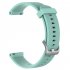 For Ticwatch c2 Smart Watch Replacement Solid Color Silicone Strap Wristband green