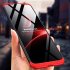 For VIVO V15pro Ultra Slim PC Back Cover Non slip Shockproof 360 Degree Full Protective Case Red black red