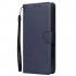 For VIVO Y17 Cellphone Cover PU Leather Shell All round Protection Mobile Phone Case Precise Cutout Wallet Design Stand Function Blue