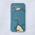 For VIVO Y66 Y67 Y91 Y95 Y93 Y97 V15 S1 Y83 Y85 Z3 Z3I V11I Z5X Z1 Pro TPU Cellphone Case Shell Dinosaur Back Cover blue