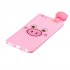 For VIVO Y71 3D Cute Coloured Painted Animal TPU Anti scratch Non slip Protective Cover Back Case Smiley panda