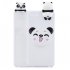 For VIVO Y71 3D Cute Coloured Painted Animal TPU Anti scratch Non slip Protective Cover Back Case Striped bear