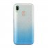 For VIVO Y91 Y93 Y95 with hole V17 S1 Pro Y95 Phone Case Gradient Color Glitter Powder Phone Cover with Airbag Bracket blue
