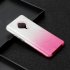 For VIVO Y91 Y93 Y95 with hole V17 S1 Pro Y95 Phone Case Gradient Color Glitter Powder Phone Cover with Airbag Bracket Pink