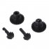 For WPL Upgrade Full Metal Spare Part 6 6 Black Gear Metal OP Accessory for 1 16  6WD B16 B36 RC Car Parts as shown
