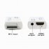 For Wii to HDMI Converter Full HD 1080P Wii to HDMI Wii2HDMI Converter 3 5mm Audio For PC HDTV Monitor Display white