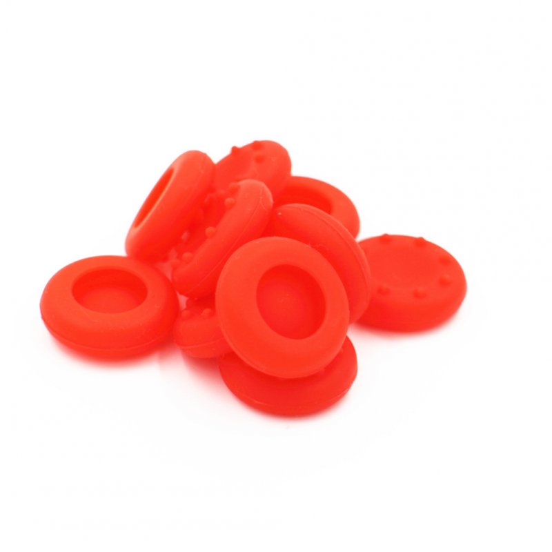 For XBOXONE/360/PS4/3 Controller Thumb Grips Cover Rubber Pads  red
