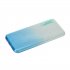 For XIAOMI CC9E A3 10 10 PRO K20 K20 pro Phone Case Gradient Color Glitter Powder Phone Cover with Airbag Bracket blue