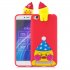 For XIAOMI Redmi 5A 3D Cute Coloured Painted Animal TPU Anti scratch Non slip Protective Cover Back Case Light blue