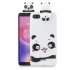 For XIAOMI Redmi 6A 3D Cartoon Lovely Coloured Painted Soft TPU Back Cover Non slip Shockproof Full Protective Case sapphire