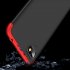 For XIAOMI Redmi 6A Ultra Slim PC Back Cover Non slip Shockproof 360 Degree Full Protective Case Red black red XIAOMI Redmi 6A