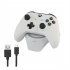 For Xbox One S Wireless Gamepad Game Handle Wireless Charging Base Holder white