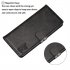 For XiaoMI 10 Pro Mobile Phone Cover PU Leather Front Buckle Smart Shell Anti fall Phone Case 1 black