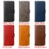 For XiaoMI 10 Pro Mobile Phone Cover PU Leather Front Buckle Smart Shell Anti fall Phone Case 3 blue